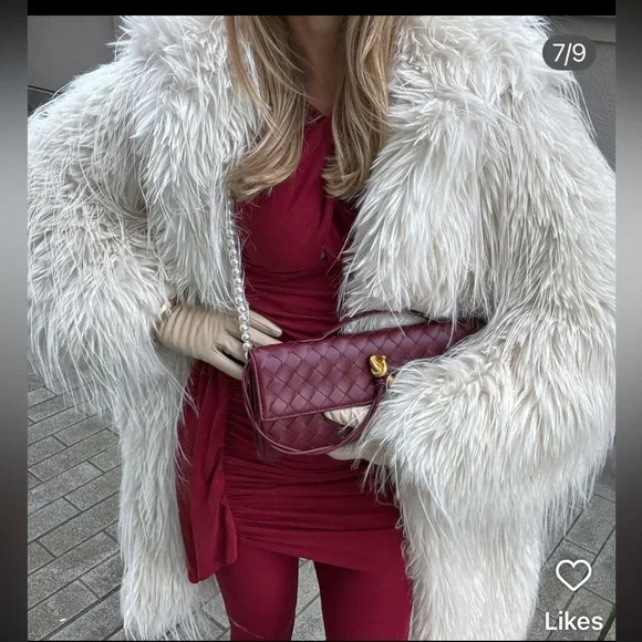 Zara faux fur coat limited edition